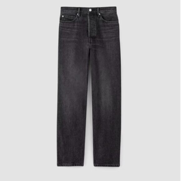 Everlane Rigid Way-High Jean Worn-In Black NWOT - Picture 2 of 4